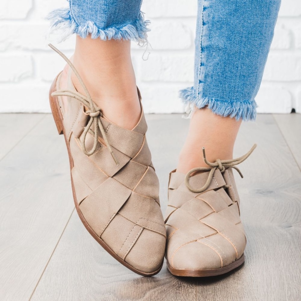 VANESSA flats - TAUPE - Picture 2 of 4